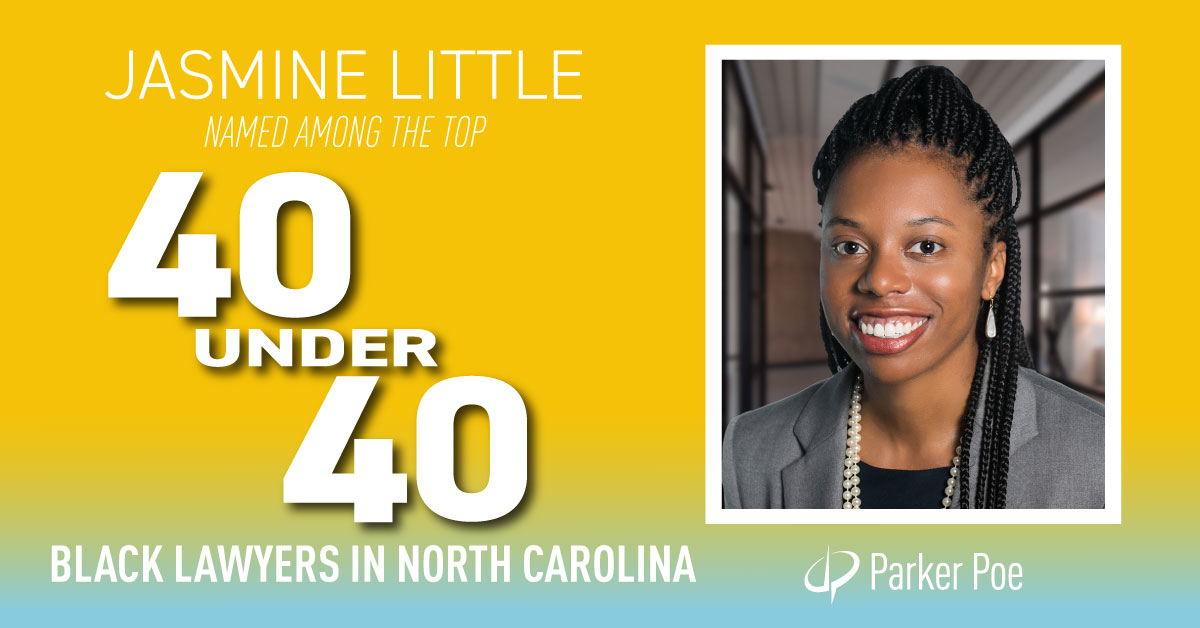 Jasmine Little Named Among the Top 40 Under 40 Black Lawyers in North